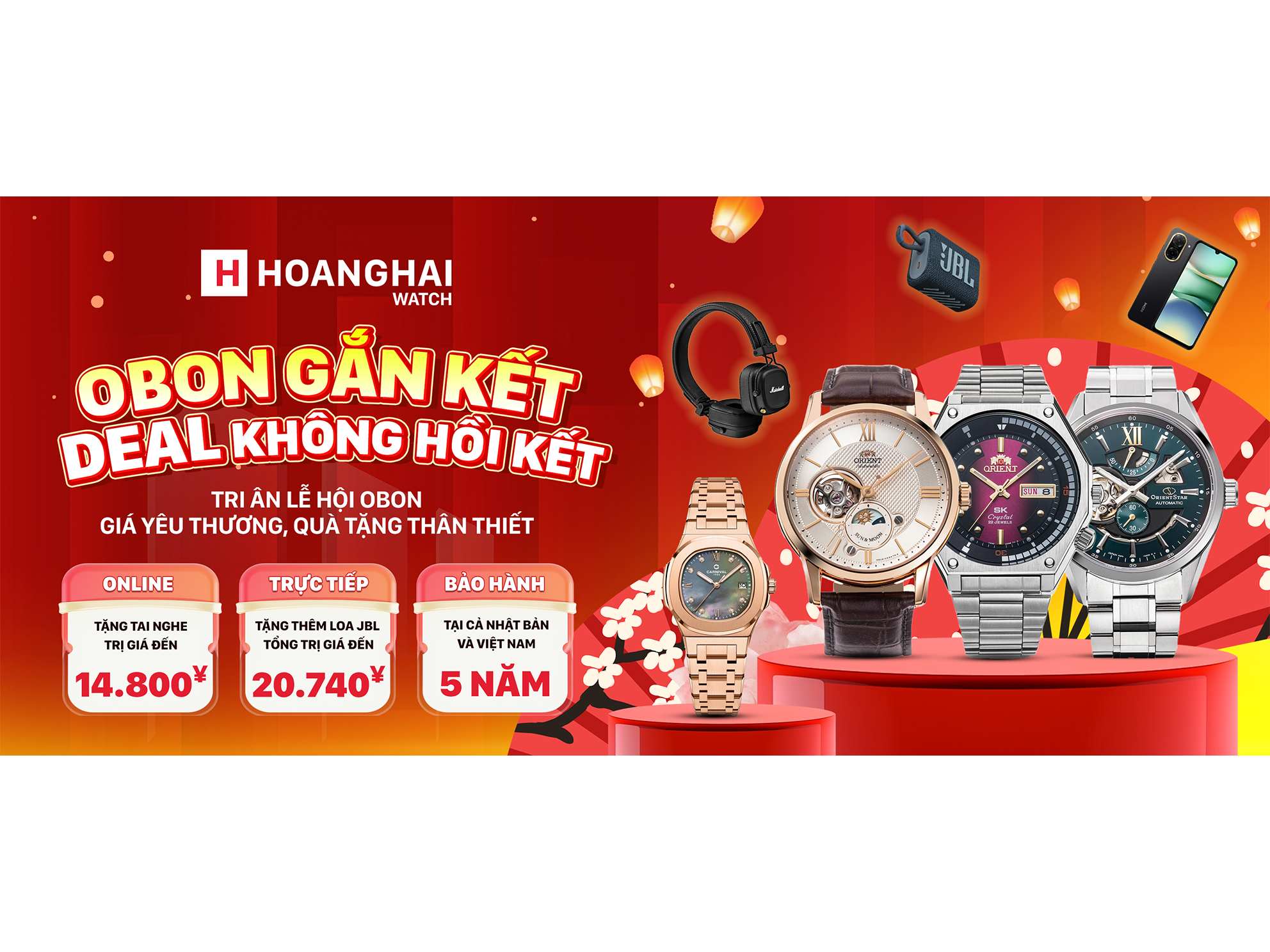 OBON GẮN KẾT - DEAL KHÔNG HỒI KẾT: Tri ân lễ hội obon 2025 giá yêu thương, quà tặng thân thiết