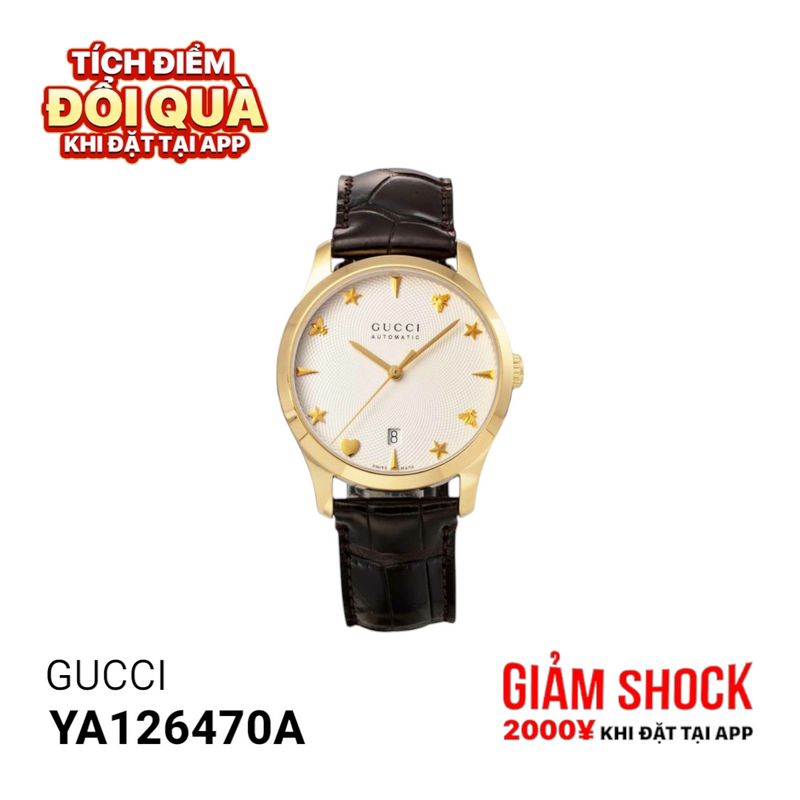 Đồng hồ cơ GUCCI YA126470A