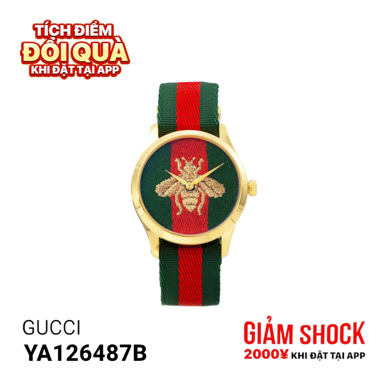 Đồng hồ pin GUCCI YA126487B