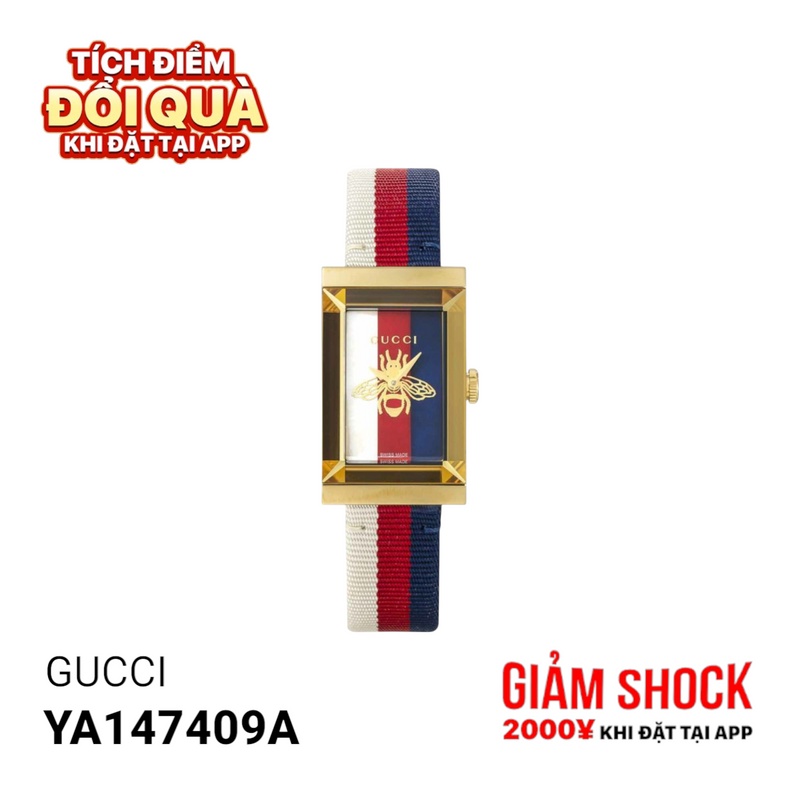 Đồng hồ pin nữ GUCCI YA147409A