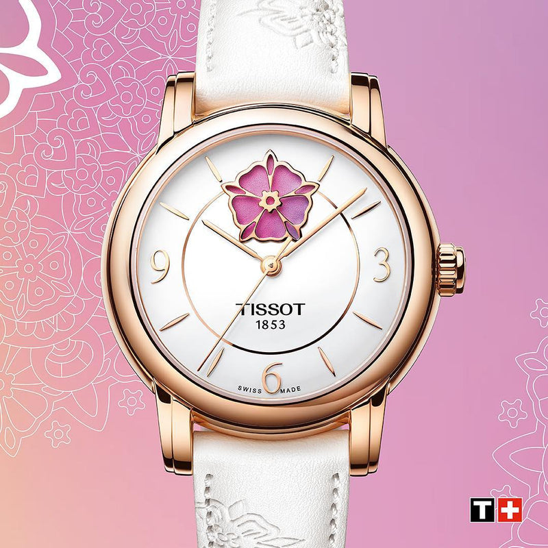 Đồng hồ pin nữ TISSOT Lady Heart Flower - T050.207.37.017.05 - Sắp về hàng