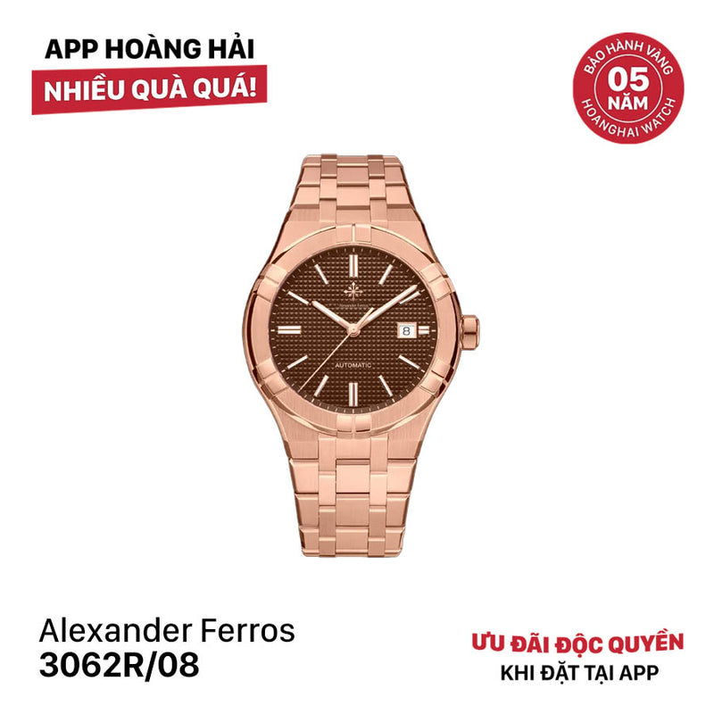 Đồng hồ cơ nam Alexander Ferros 3062 - Nhận đặt trước (20/10)