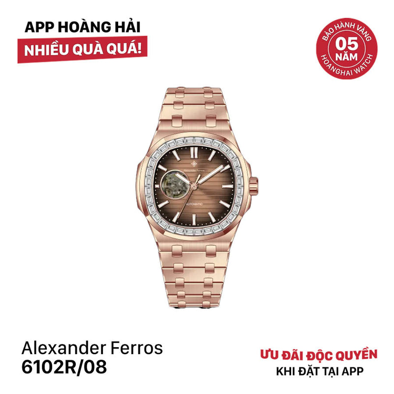 Đồng hồ cơ nam Alexander Ferros 6102R - Nhận đặt trước (20/10)