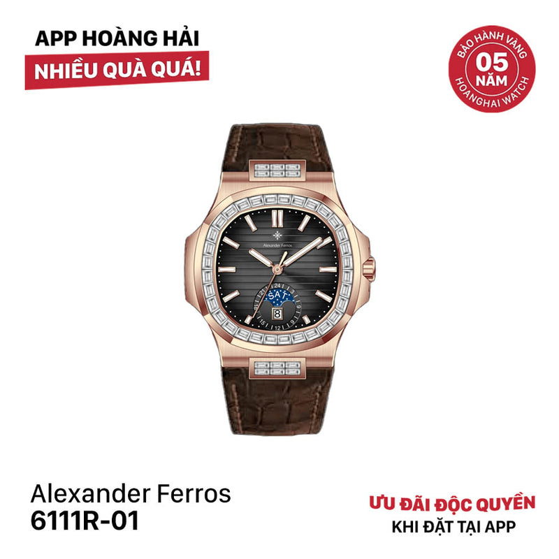 Đồng hồ cơ nam Alexander Ferros 6111R - Nhận đặt trước (20/10)