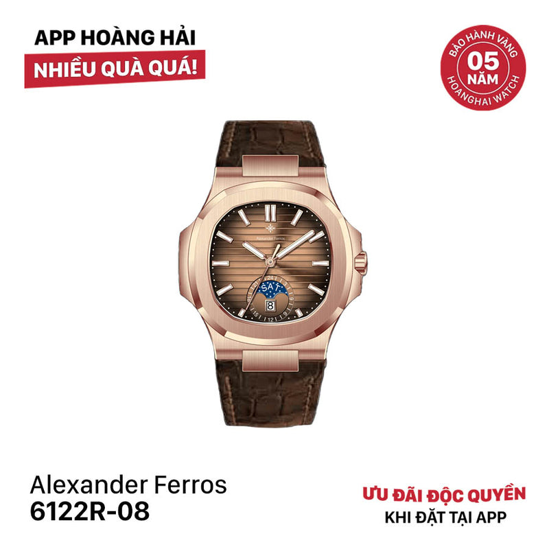 Đồng hồ cơ nam Alexander Ferros 6122R - Nhận đặt trước (20/10)