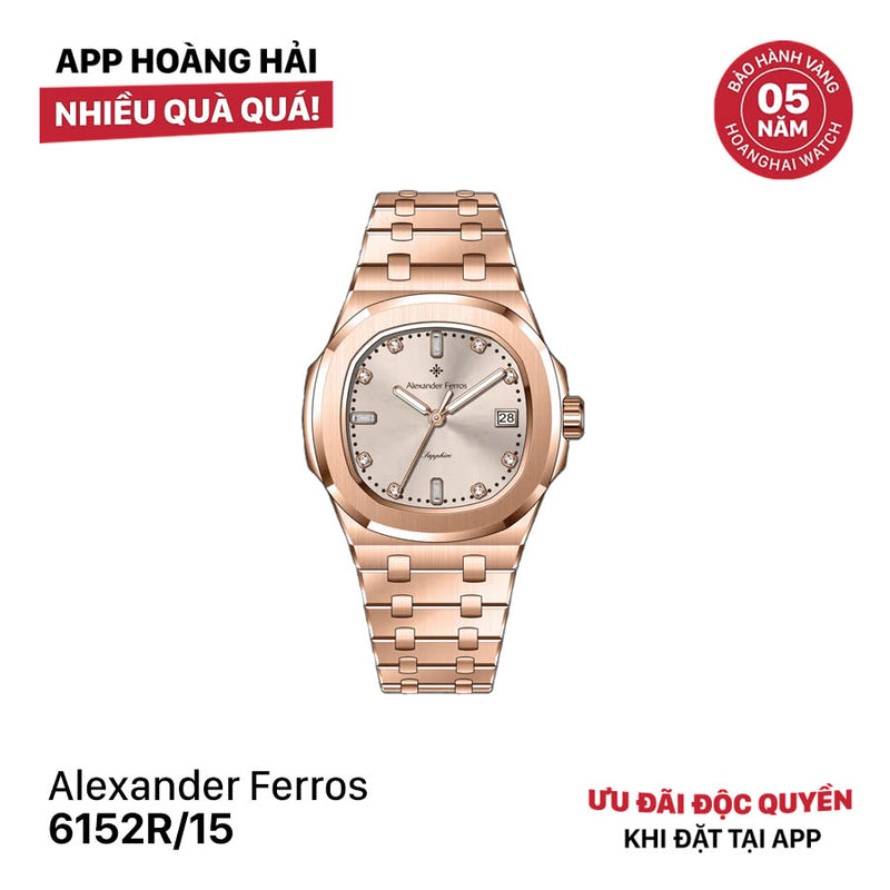 Đồng hồ pin nữ Alexander Ferros 6152R - Nhận đặt trước (20/10)