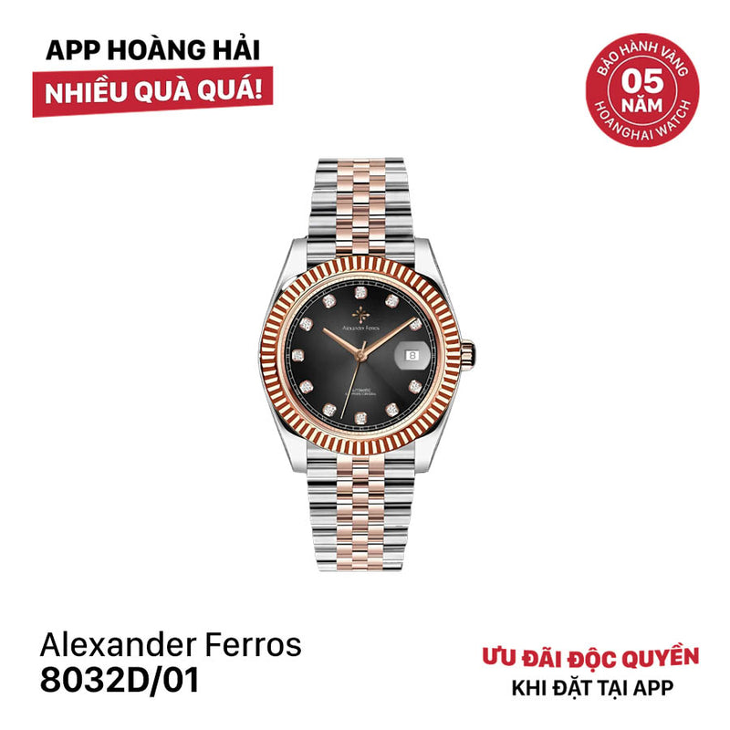 Đồng hồ cơ nam Alexander Ferros 8032D - Nhận đặt trước (20/10)
