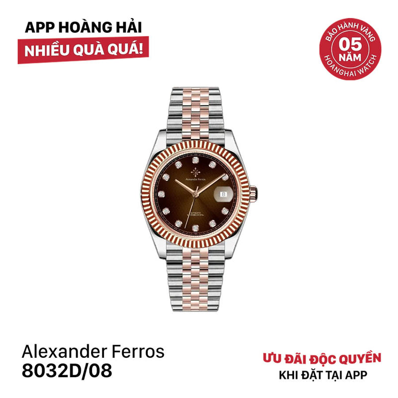 Đồng hồ cơ nam Alexander Ferros 8032D - Nhận đặt trước (20/10)