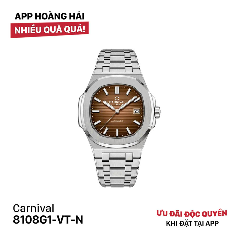 Đồng hồ cơ Carnival 8108G1-VT-N (Hàng đã qua sử dụng)