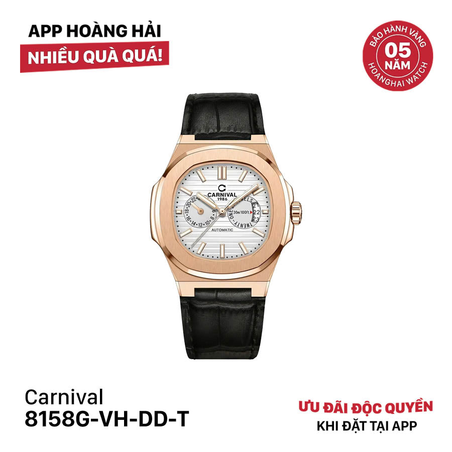 Đồng hồ cơ Carnival 8158G