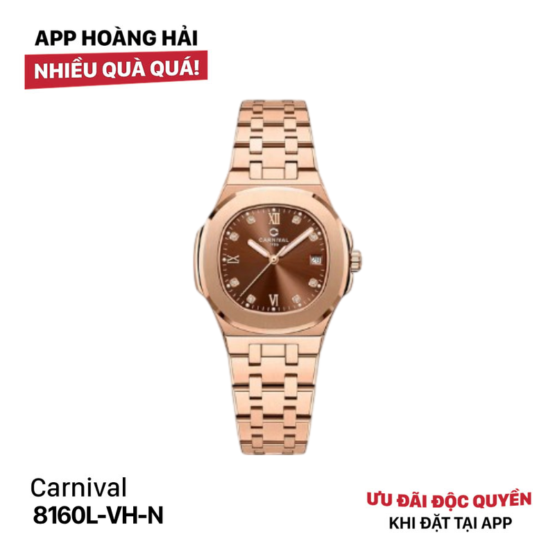 Đồng hồ pin nữ Carnival 8160L-VH-N (Hàng đã qua sử dụng)