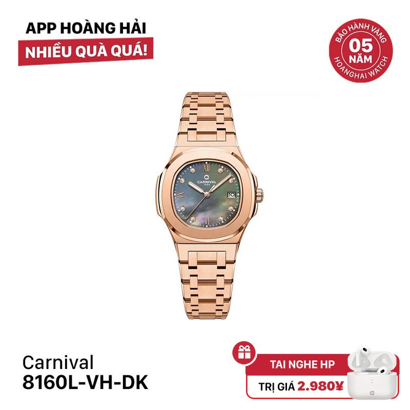 Đồng hồ pin nữ Carnival 8160L