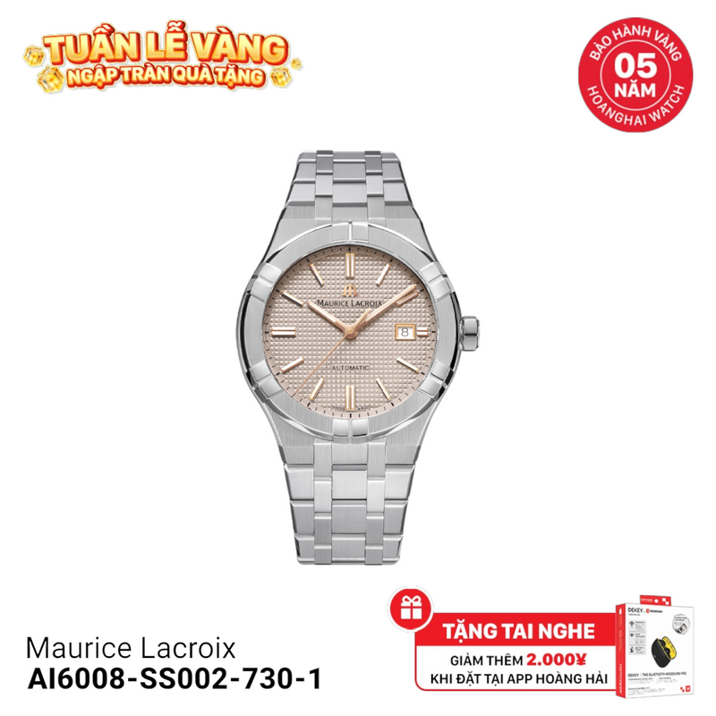 Đồng hồ cơ Maurice Lacroix AI6008-SS002-730-1 - Nhận Order 7-10 ngày
