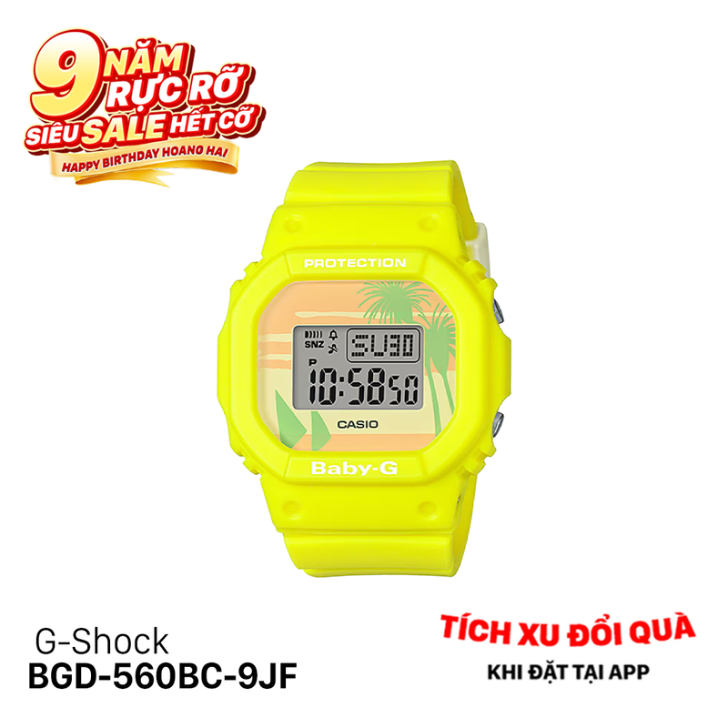 Đồng hồ pin G-Shock 80's Beach Colors BGD-560BC-9JF