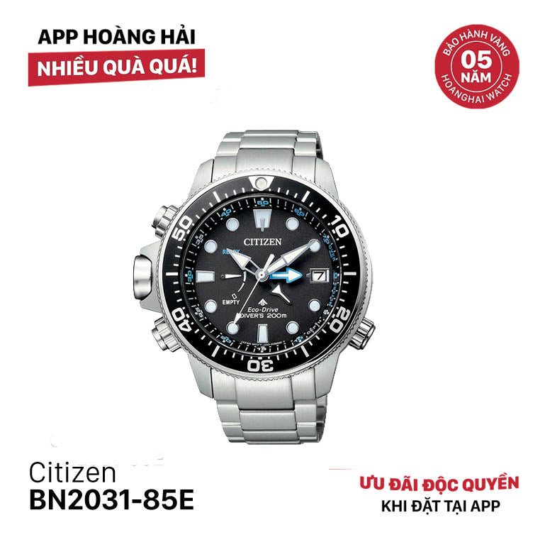 Đồng hồ năng lượng mặt trời Citizen Eco-Drive BN2031-85E (Hàng trưng bày)