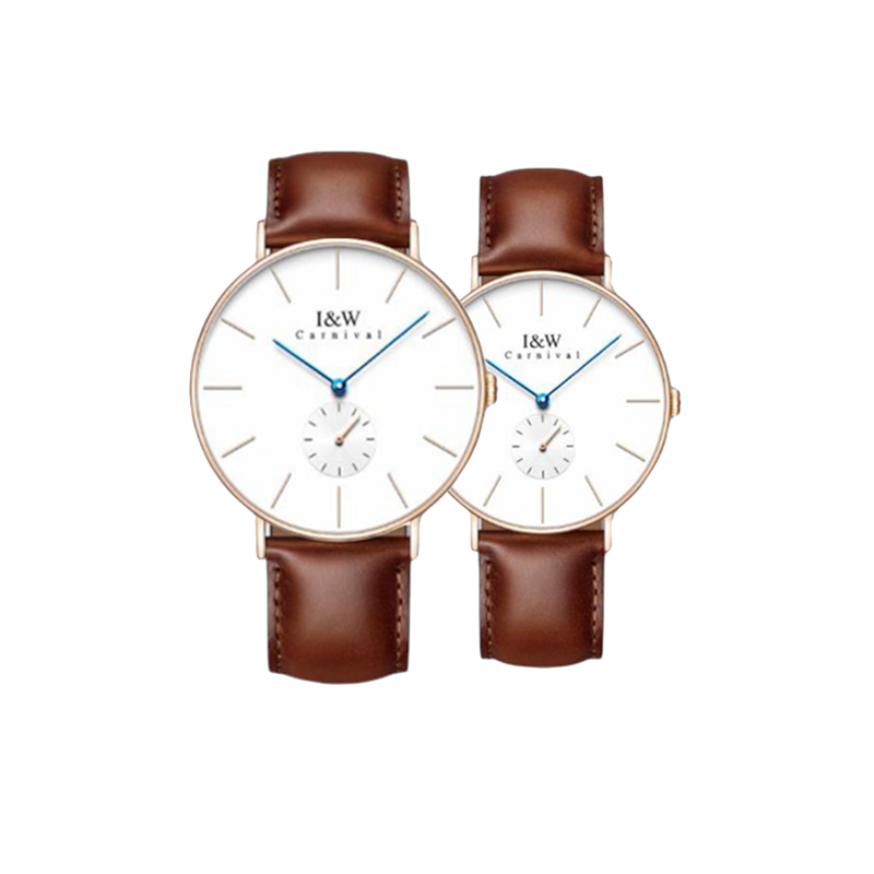 Đồng hồ pin đôi I&W Carnival IW848