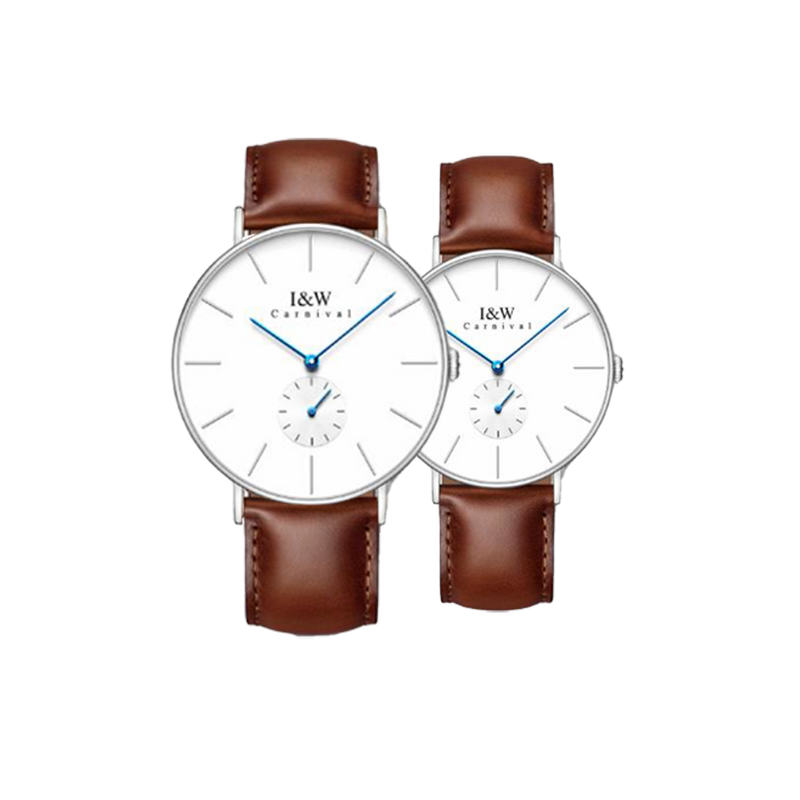 Đồng hồ pin đôi I&W Carnival IW848