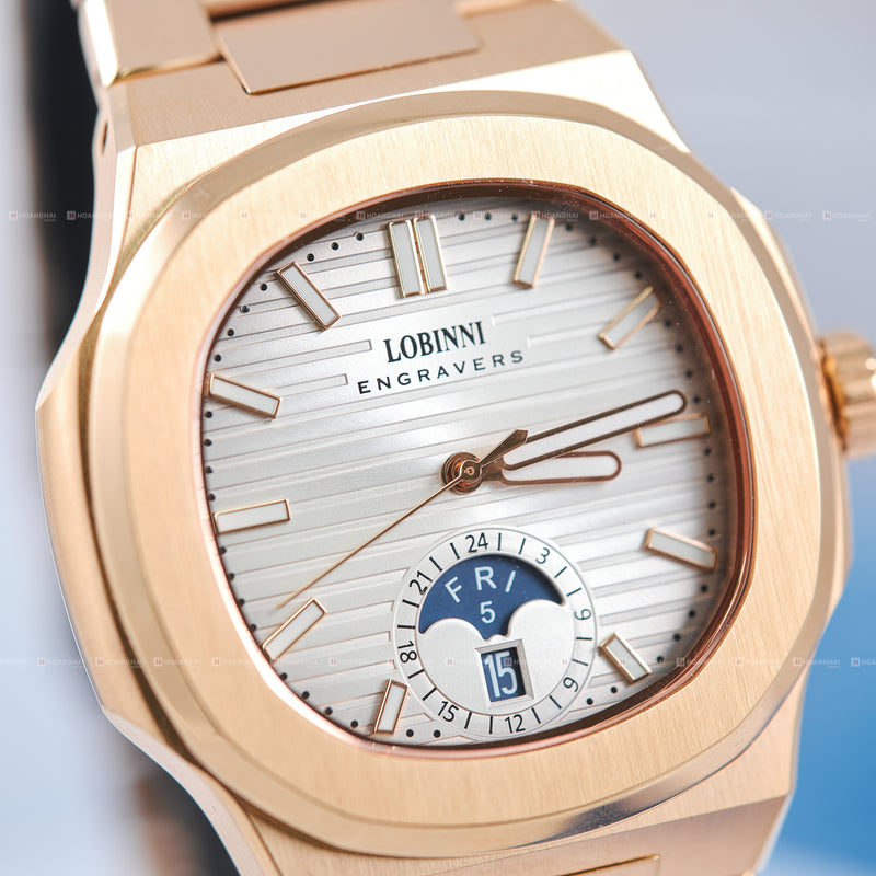 Đồng hồ cơ Lobinni LB19069AGT-DT-5