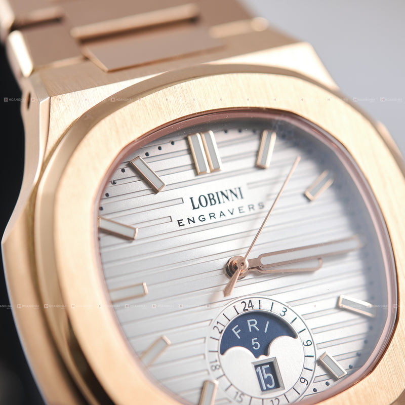Đồng hồ cơ Lobinni LB19069AGT-DT-5
