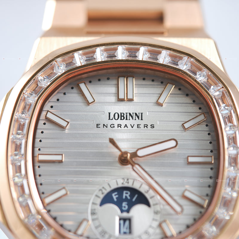 Đồng hồ cơ Lobinni LB19069AG-DT-1