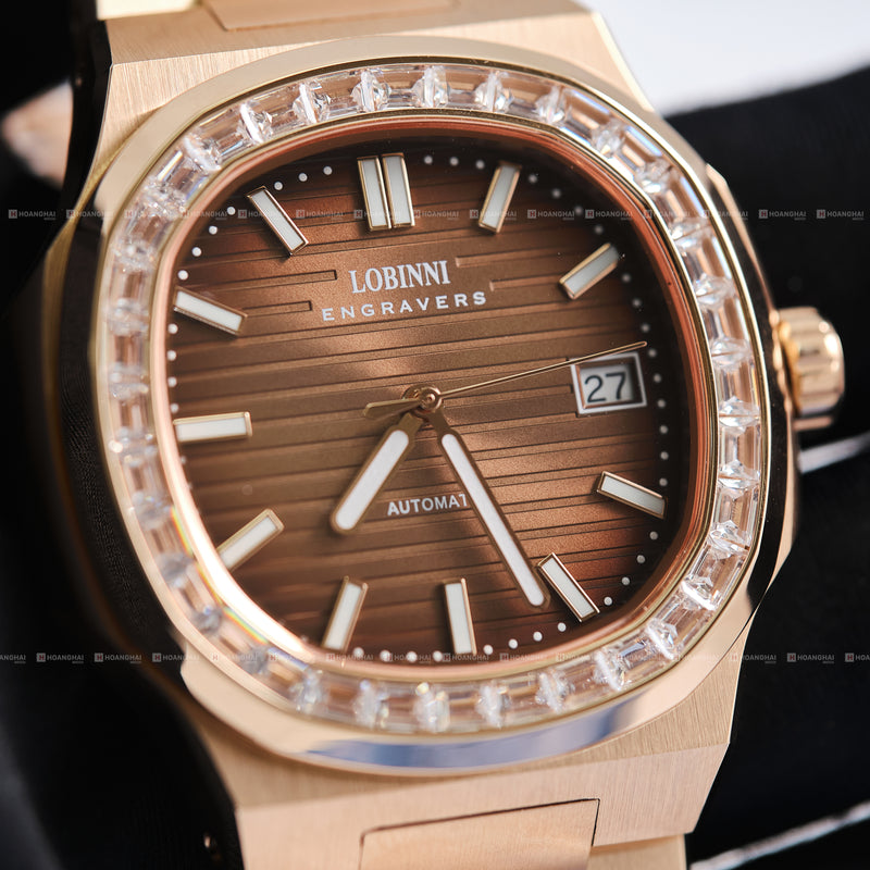 Đồng hồ cơ Lobinni LB19069CG-DT-19