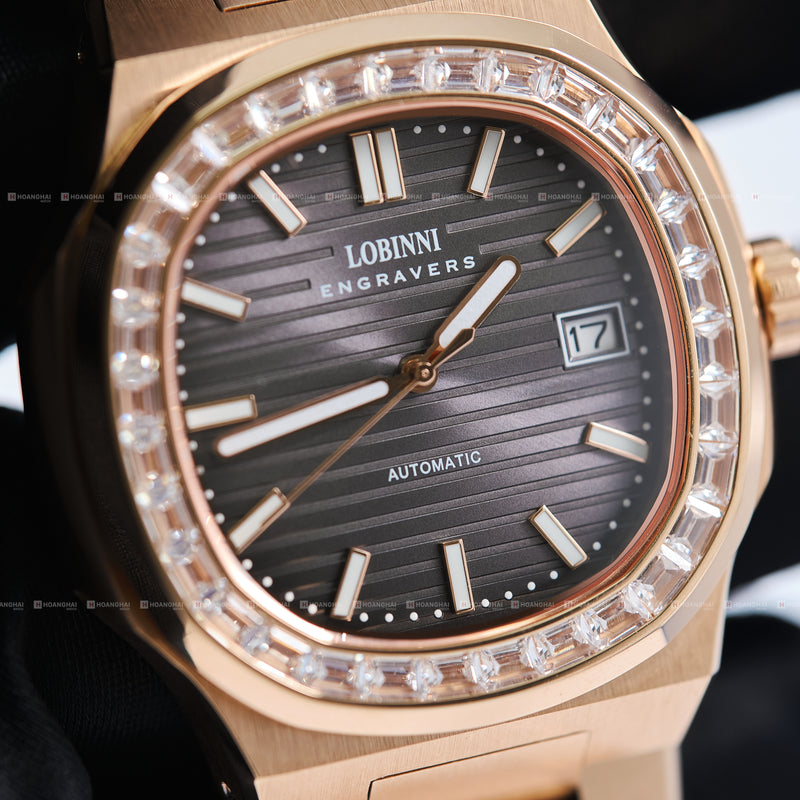 Đồng hồ cơ Lobinni LB19069CG-DT-18
