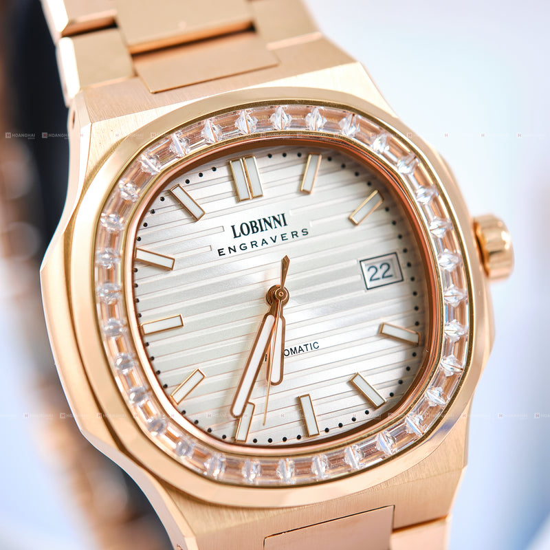 Đồng hồ cơ Lobinni LB19069CG-DT-17