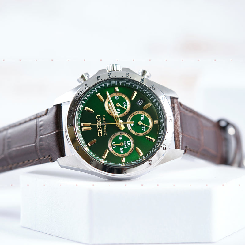 Đồng hồ pin Seiko Chronograph SBTR017