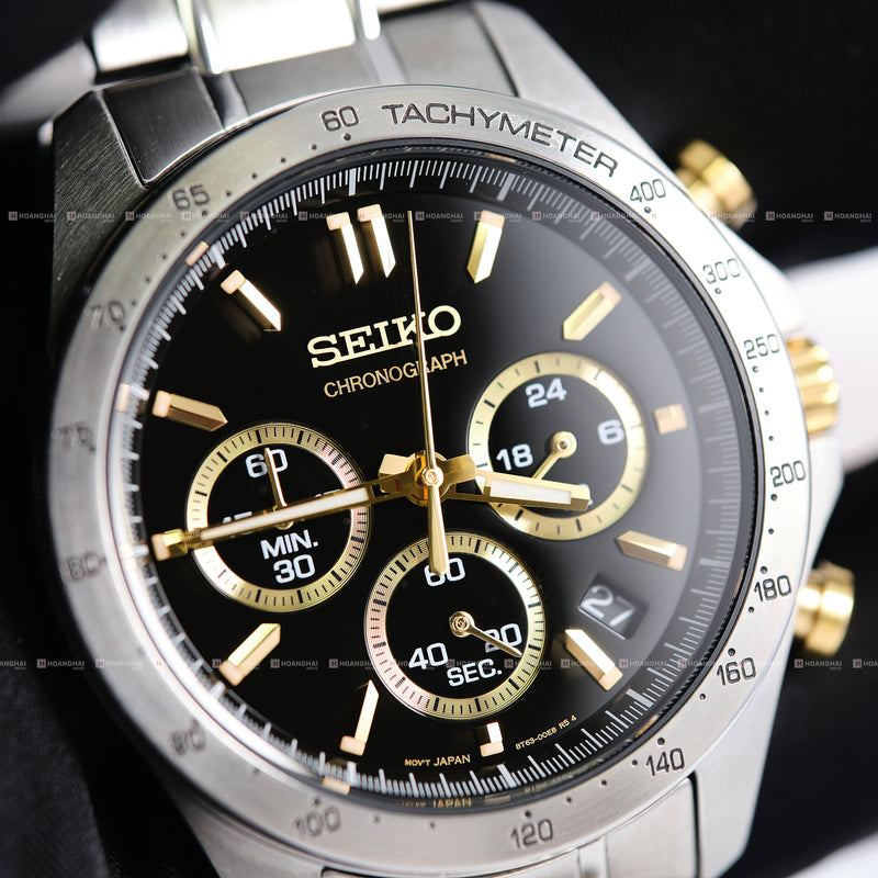 Đồng hồ pin Seiko Chronograph SBTR015