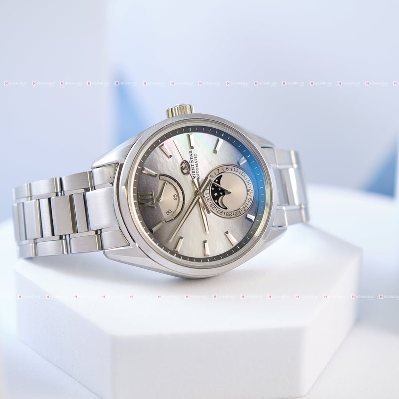 Đồng hồ cơ Orient Star Mechanical Moon Phase M34 F7  RK-AY0201A (Bản nội địa)