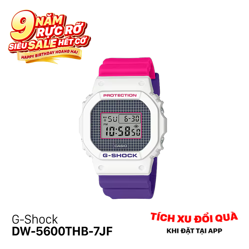 Đồng hồ pin G-Shock 5600 Series DW-5600THB-7JF