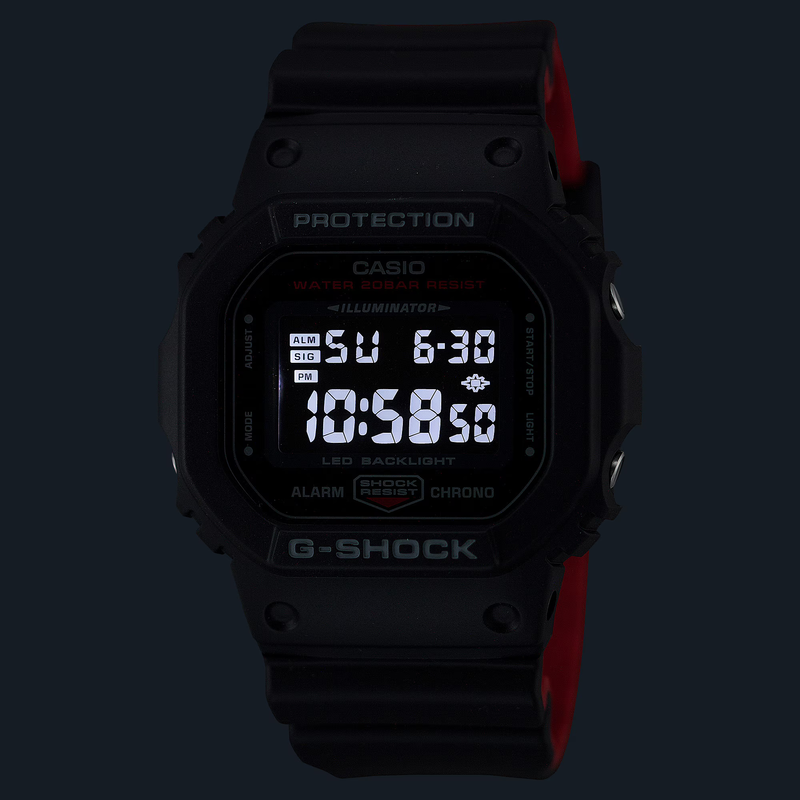 Đồng hồ pin G-Shock 5600 Series DW-5600UHR-1JF