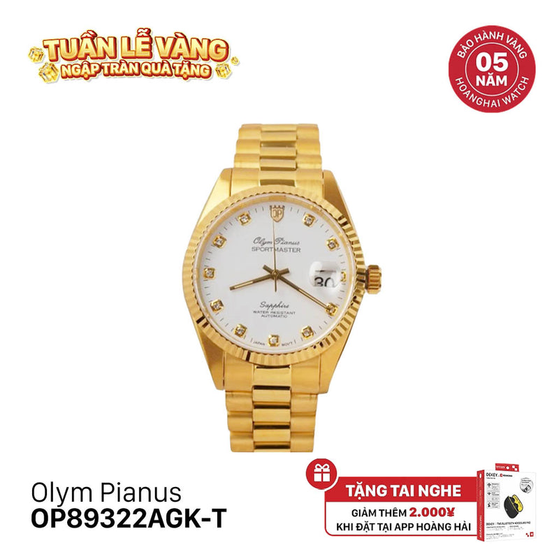 Đồng hồ cơ Olym Pianus OP89322AGK-T