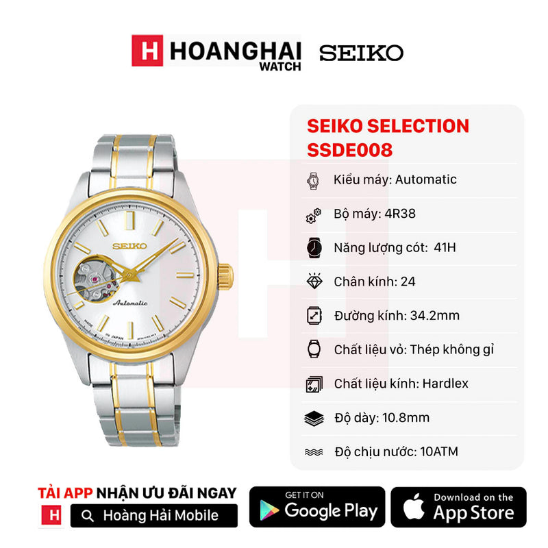 Đồng hồ cơ Seiko Selection Lady Mechanical SSDE008