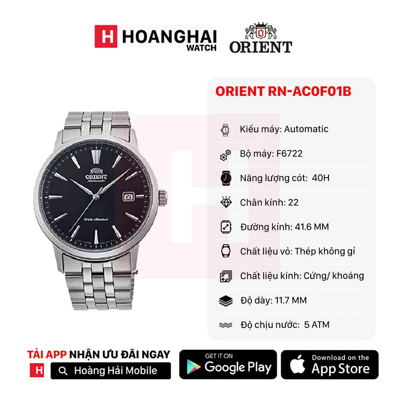 Đồng hồ cơ Orient Symphony 3 RN-AC0F01B