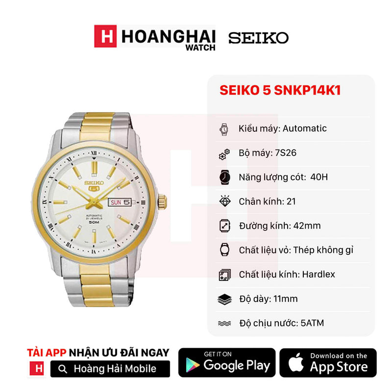 Đồng hồ cơ Seiko 5 SNKP14K1