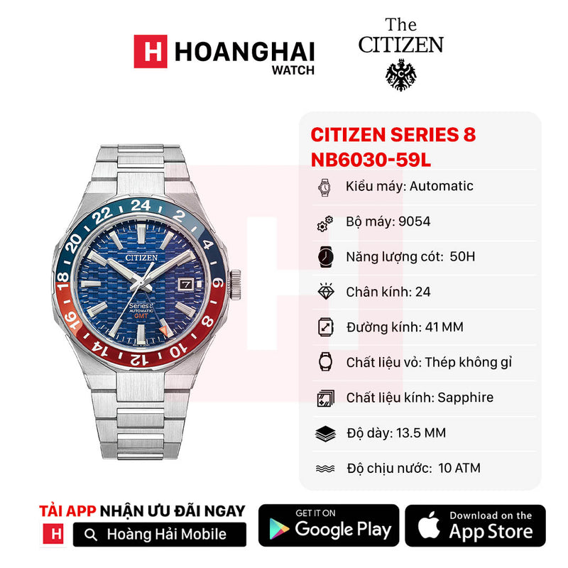 Đồng hồ cơ Citizen Series 8 NB6030-59L (Nhận order)