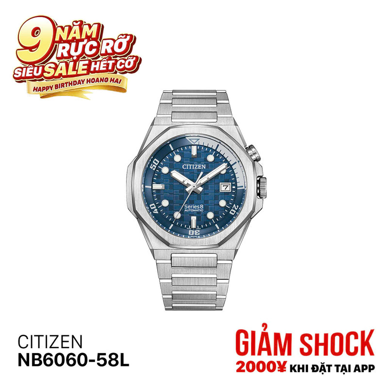 Đồng hồ cơ Citizen Series 8 NB6060-58L (Nhận order)