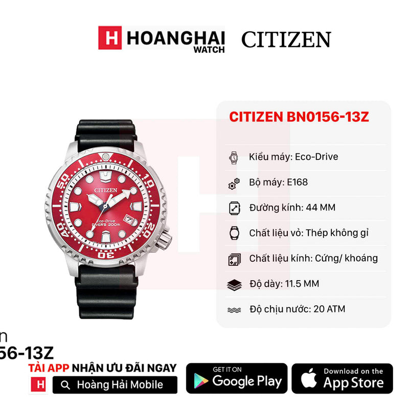Đồng hồ năng lượng mặt trời Citizen Eco-Drive BN0156-13Z (Hàng trưng bày)