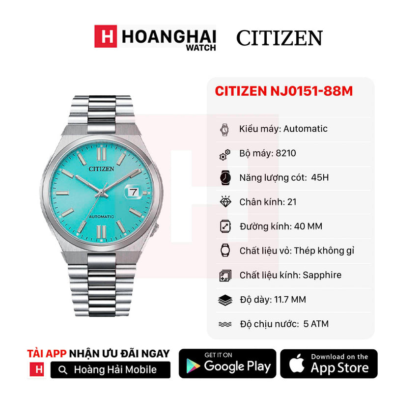 Đồng hồ cơ Citizen Tsuyosa NJ0151-88M