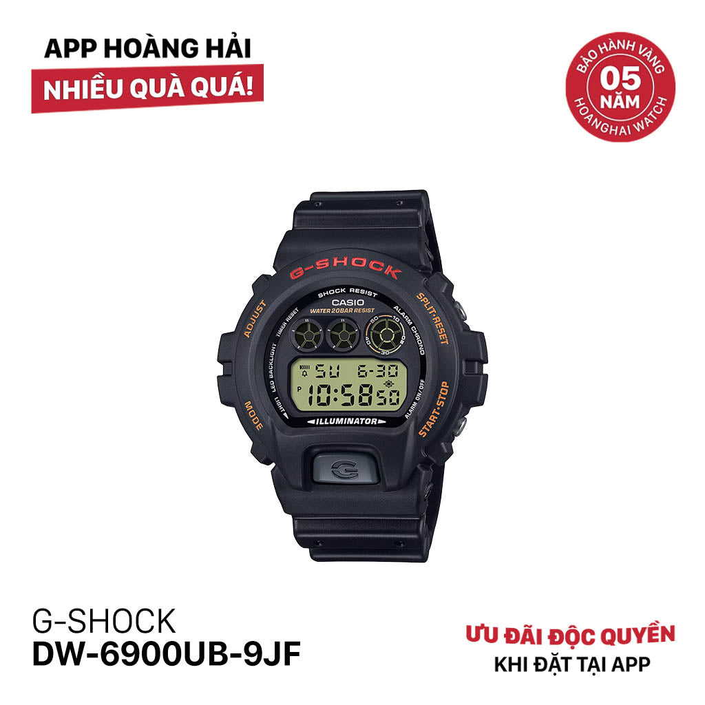 Đồng hồ pin G-SHOCK 6900 Series DW-6900U-1JF