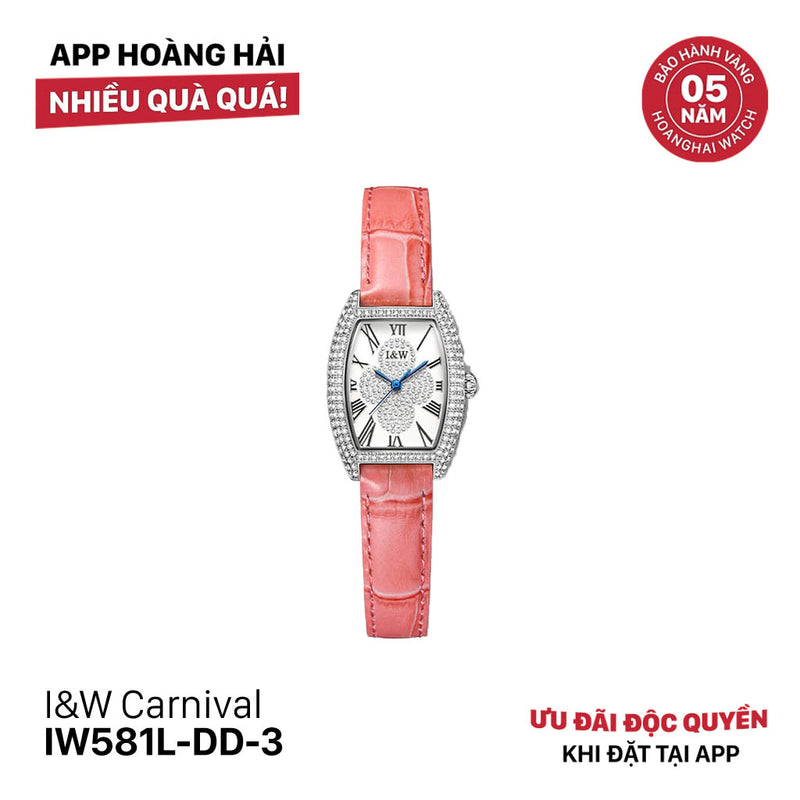 Đồng hồ pin nữ I&W Carnival IW637