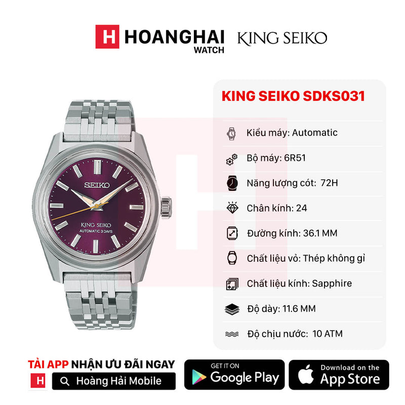 Đồng hồ cơ King Seiko SDKS031 (Nhận order)