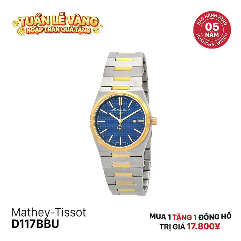 Đồng hồ pin nữ Mathey-Tissot D117BBU - Hàng trưng bày