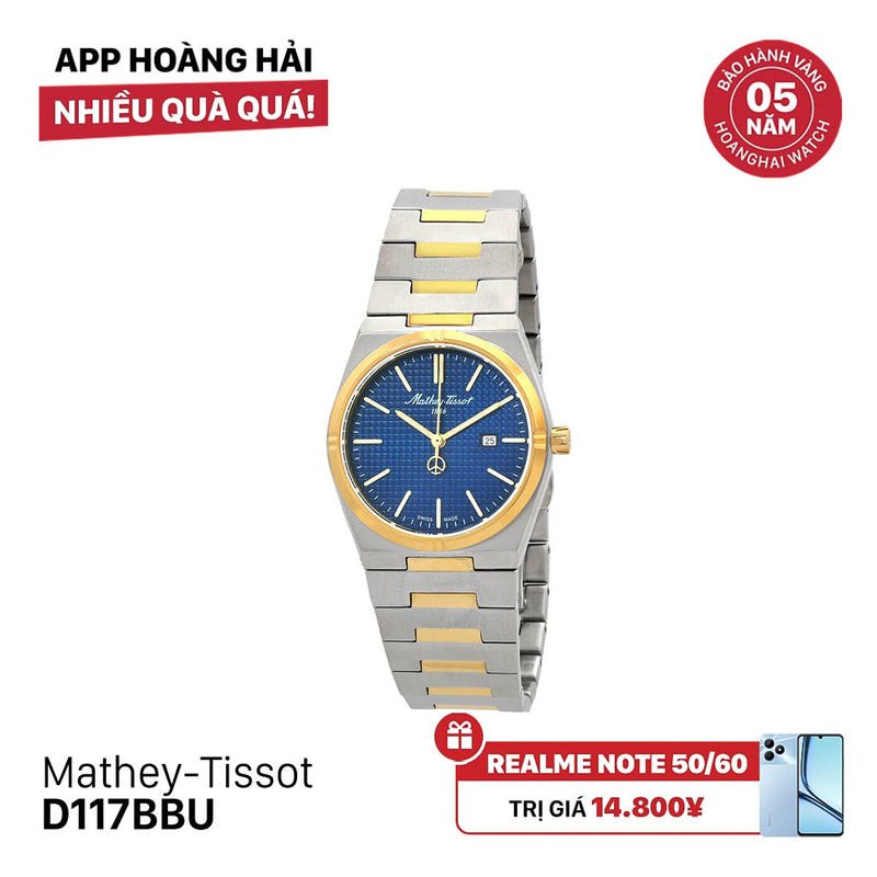 Đồng hồ pin nữ Mathey-Tissot D117BBU - Hàng trưng bày