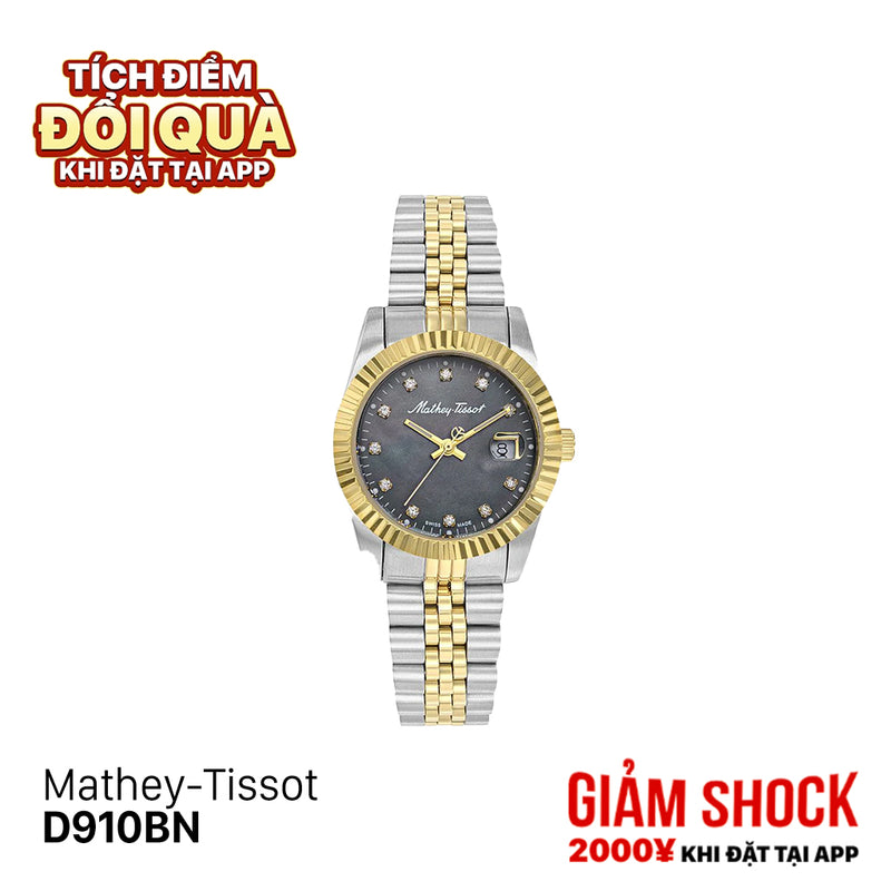 Đồng hồ pin nữ Mathey-Tissot D910BN