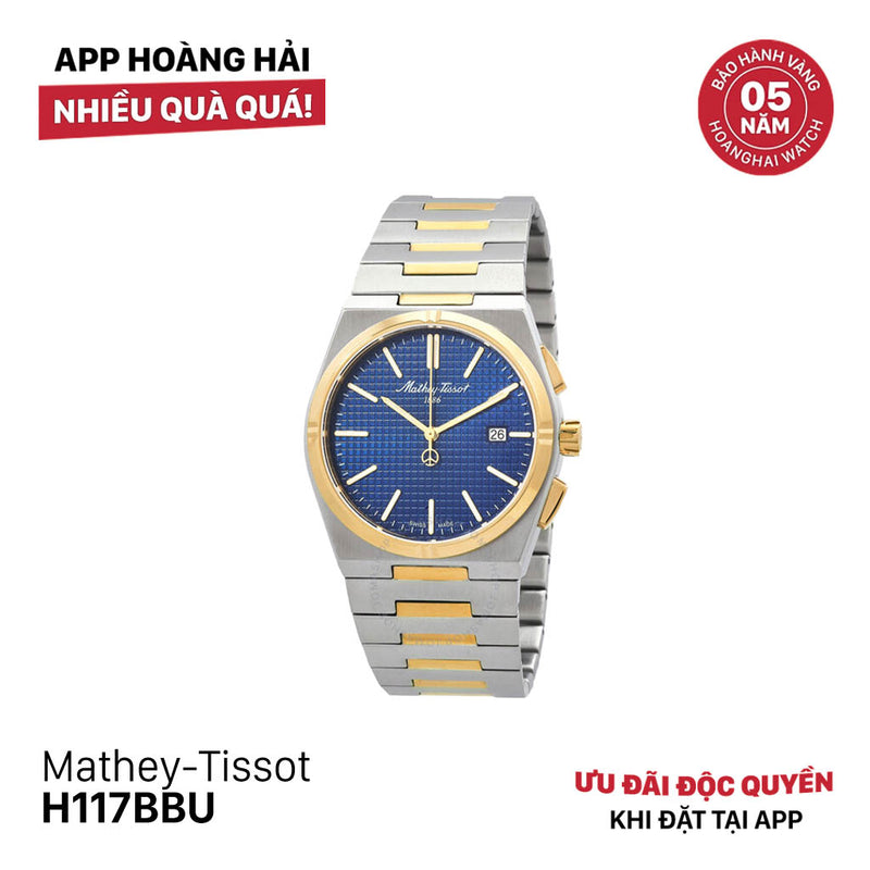 Đồng hồ pin Mathey-Tissot H117BBU - Hàng trưng bày