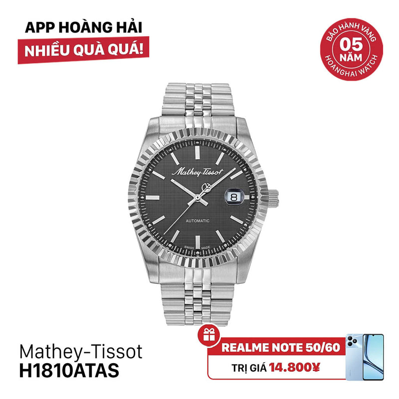 Đồng hồ cơ Mathey-Tissot H1810ATAS - Hàng trưng bày