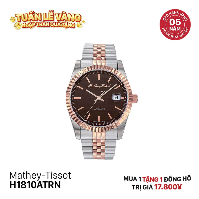 Đồng hồ cơ Mathey-Tissot H1810ATRN - Hàng trưng bày