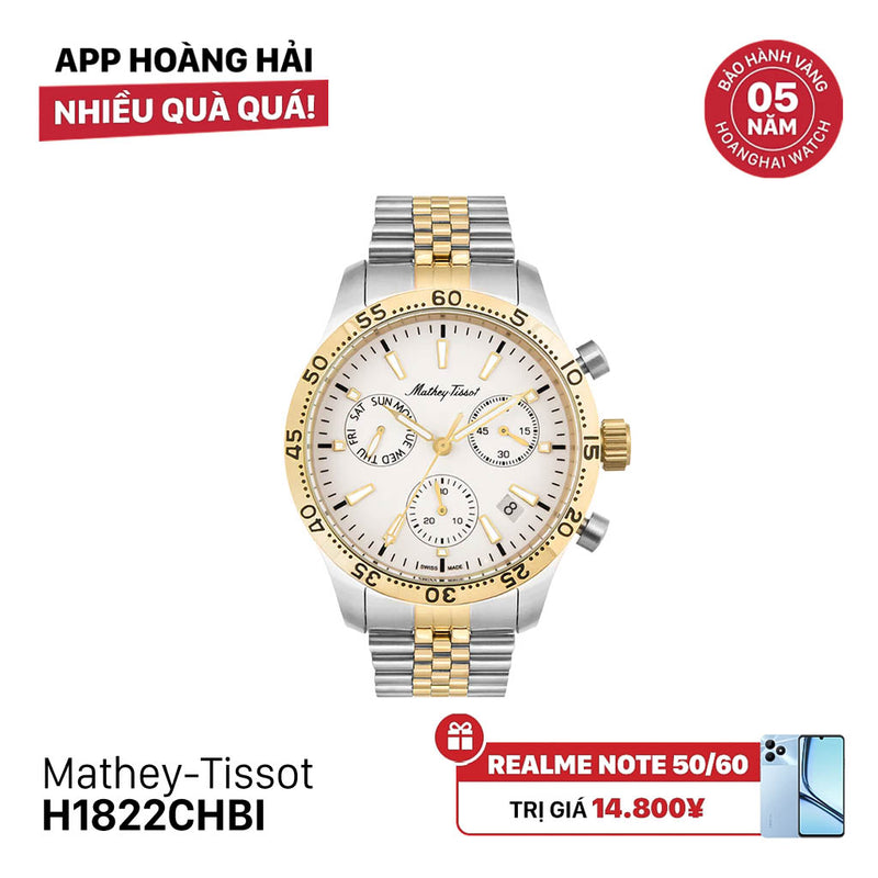 Đồng hồ pin Mathey-Tissot H1822CHBI - Hàng trưng bày